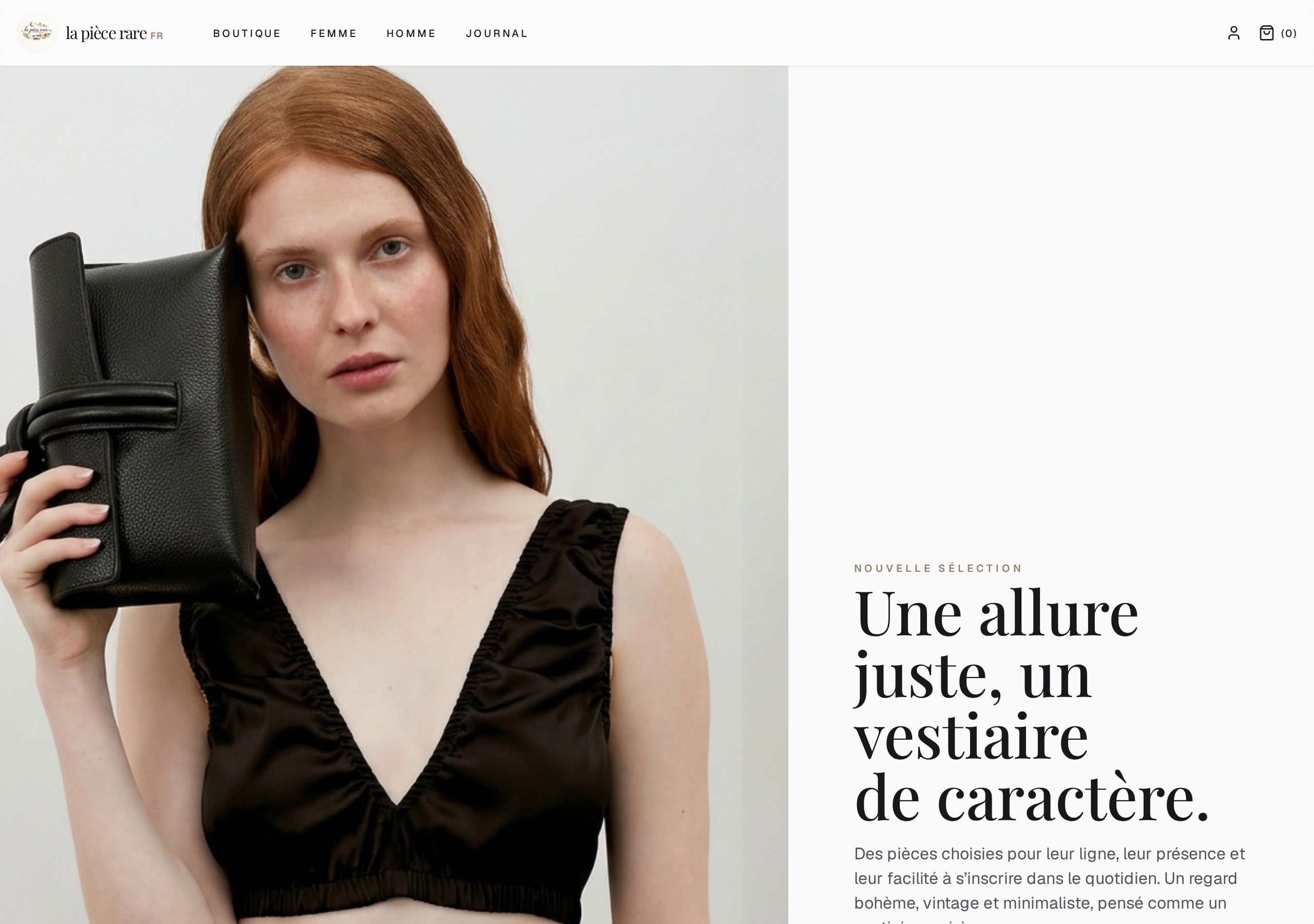 Aperçu du site La Pièce Rare France