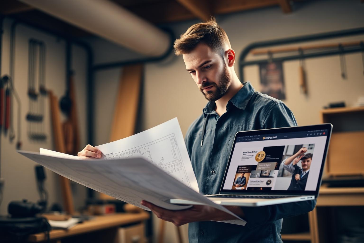 Créer un site internet d'artisan (BTP, plombier, électricien) qui génère 10 devis par semaine en 2026
